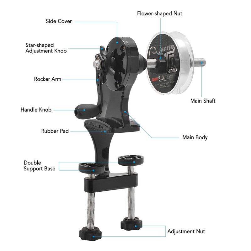 ABJX taşınabilir olta makarası - Fishing Line Spool incelemesi ve fiyatı