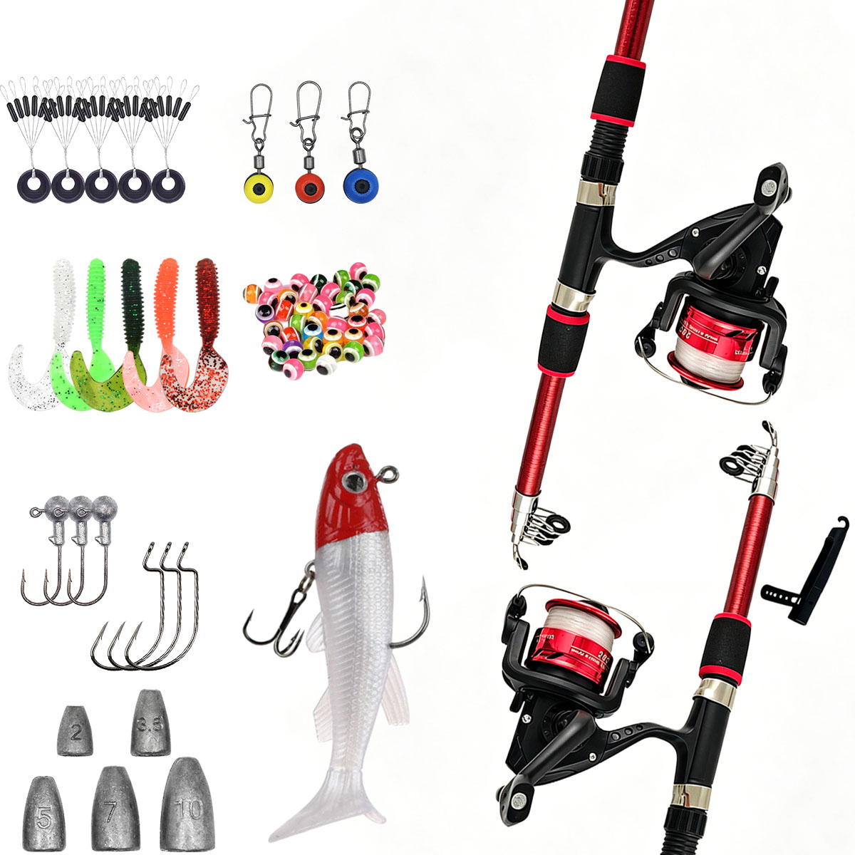 Döner Olta Kamışı ve Makara Se - Fishing Line Spool incelemesi ve fiyatı